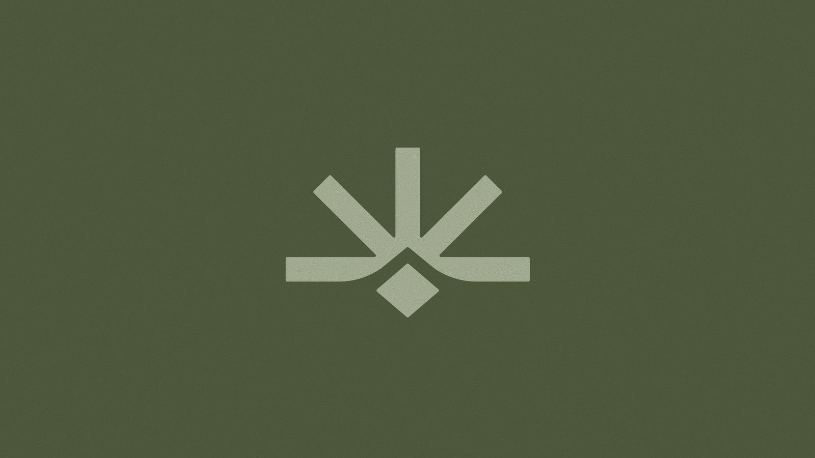 Truwell logo icon on olive green
